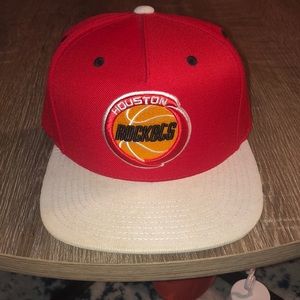 Houston Rockets Mitchell & Ness Strapback